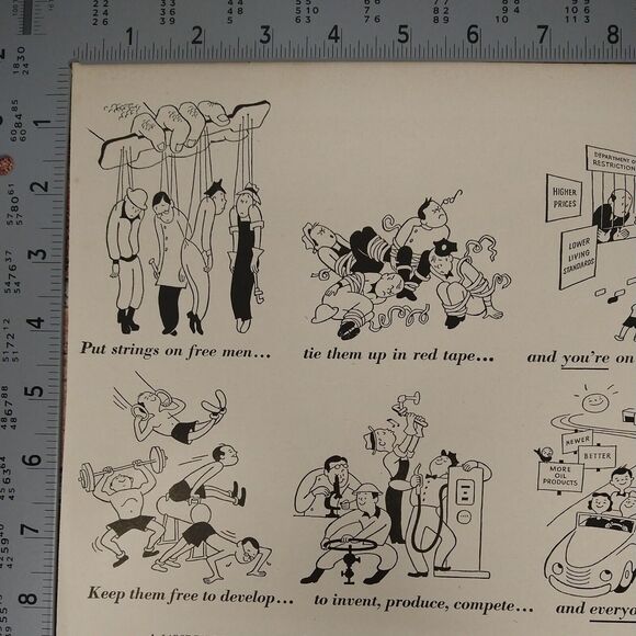 Oil Industry - Competition = Progress = Better Living - 1950 Retro Vtg PRINT AD - Picture 6 of 10